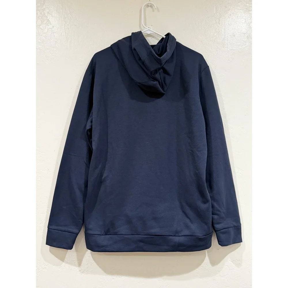 Adidas M Pocket Hoodie Mens Large Navy Blue Athletic Sweatshirt JG8147 Aurink